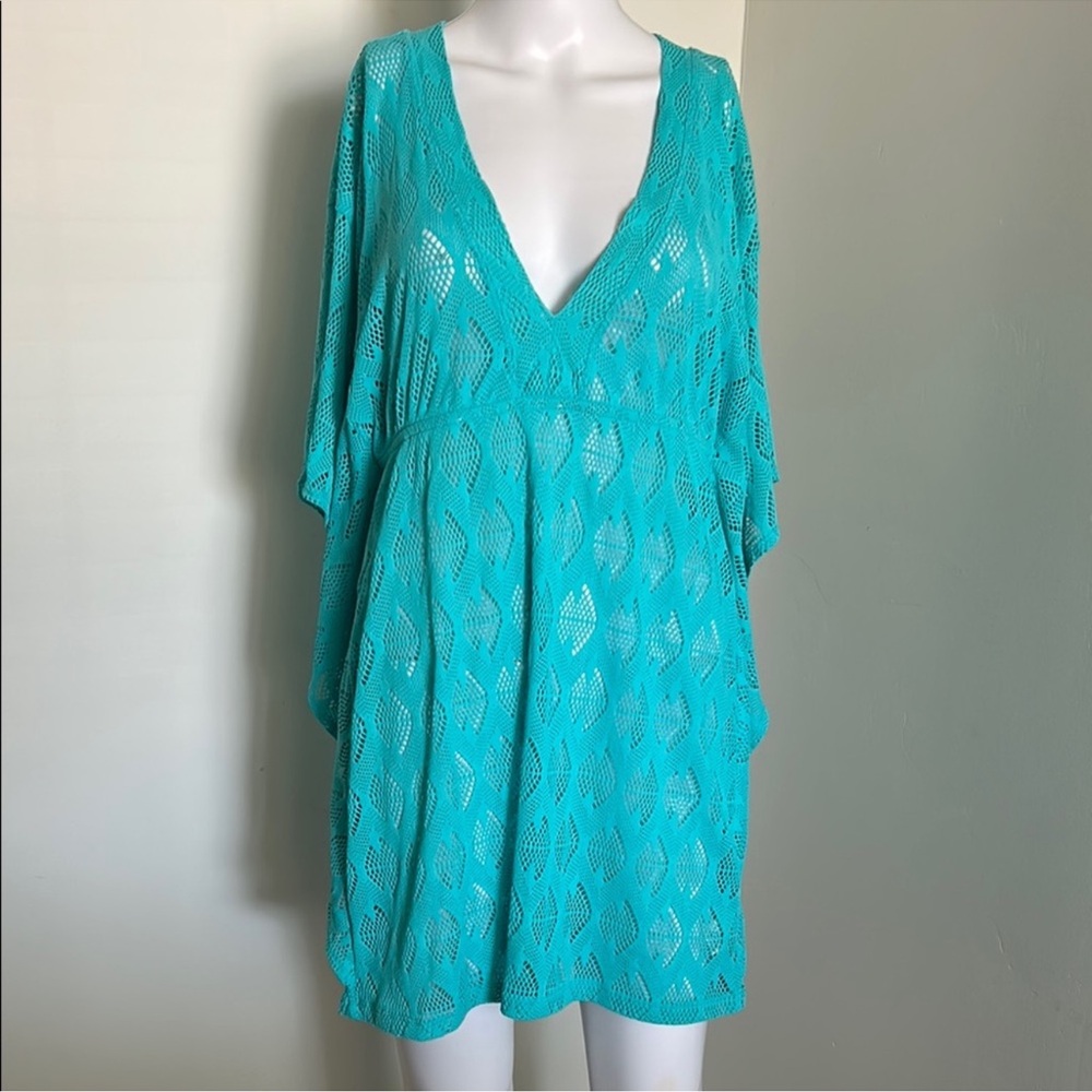 Athena Teal Swim Cover-Up